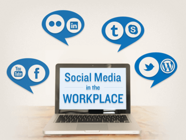 worlds collide work life and social media case study